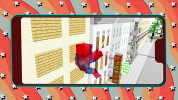 Spider-Man Game Minecraft Mod ảnh chụp màn hình 1