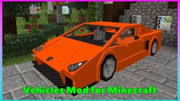 Vehicle Car Mod for Minecraft poster