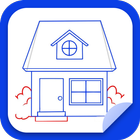 How To Draw Beautiful House icon