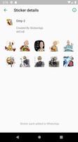 One Man Punch Sticker Wa imagem de tela 2