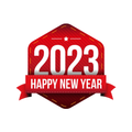 Happy New Year Stickers 2023