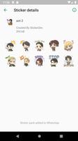 Attack On Tittan Sticker WA screenshot 2