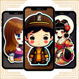 Sticker Style Wallpaper Kawaii