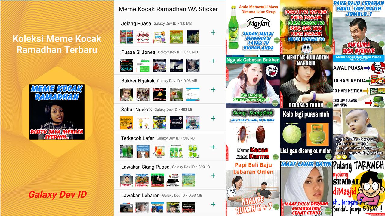 Sticker Wa Meme Kocak Ramadhan Lebaran For Android Apk Download