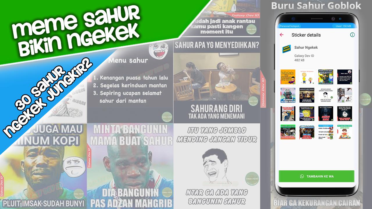 Sticker Wa Meme Kocak Ramadhan Lebaran For Android Apk Download