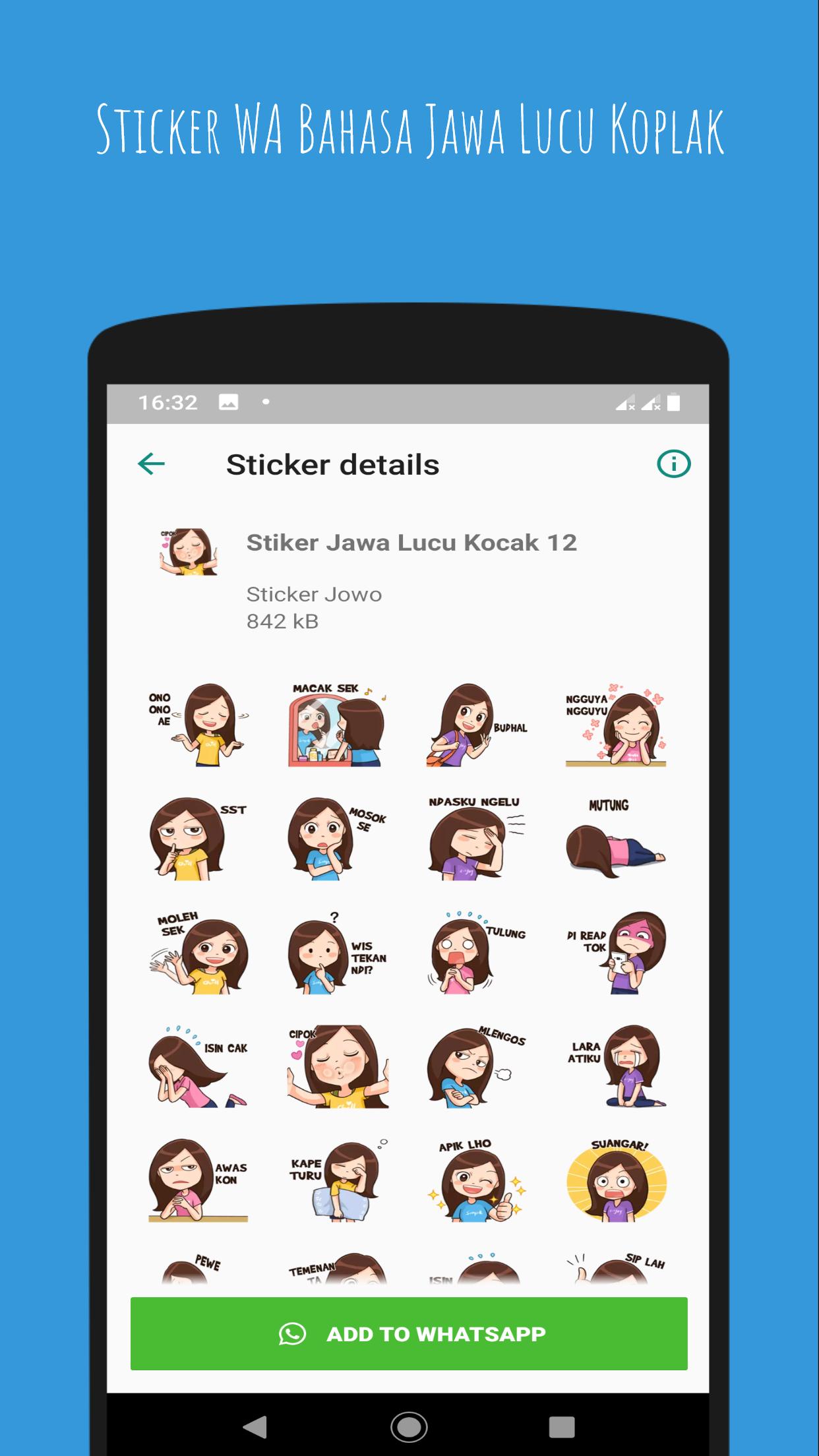 Sticker Wa Bahasa Jawa Lucu Koplak For Android Apk Download