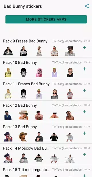 Descarga de APK de Stickers de Bad Bunny para Android