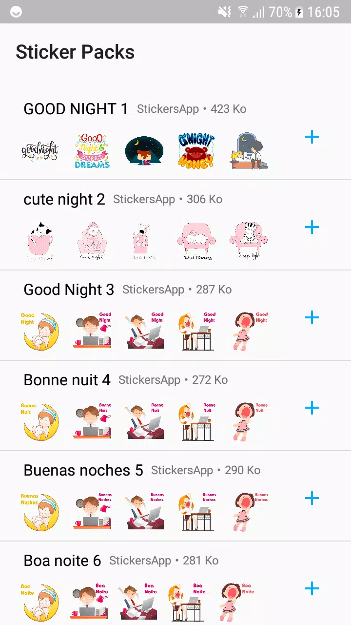 Descarga de APK de Buenas noches pegatinas para WhatsApp-WAStickerApp para Android Descarga de APK de Buenas noches pegatinas para WhatsApp-WAStickerApp para Android