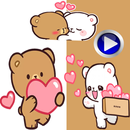 Animated Mochi Cat Mocha sugar aplikacja