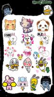 Cute Kawaii Stickers - WAStickerApps Affiche