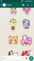 Cute Kawaii Stickers - WAStickerApps capture d'écran 3