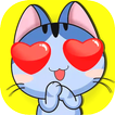 ”Cute Cat Stickers for WhatsApp