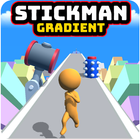 Stickman Gradient icône