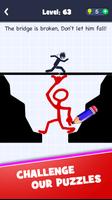 Stickman: ارسم لإنقاذ Master تصوير الشاشة 1