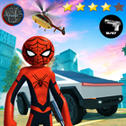 Free battleground fire : Spider Stickman RopeHero icône