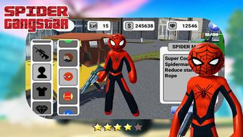 Free battleground fire : Spider Stickman RopeHero capture d'écran 2