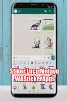 Stiker Lucu Melayu StickerApps capture d'écran 2