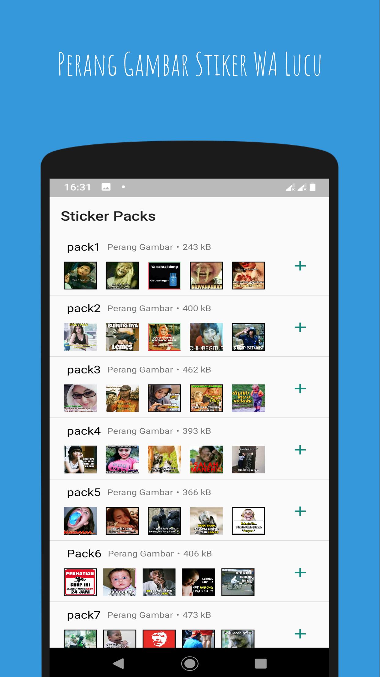 Perang Gambar Stiker Wa Lucu For Android Apk Download