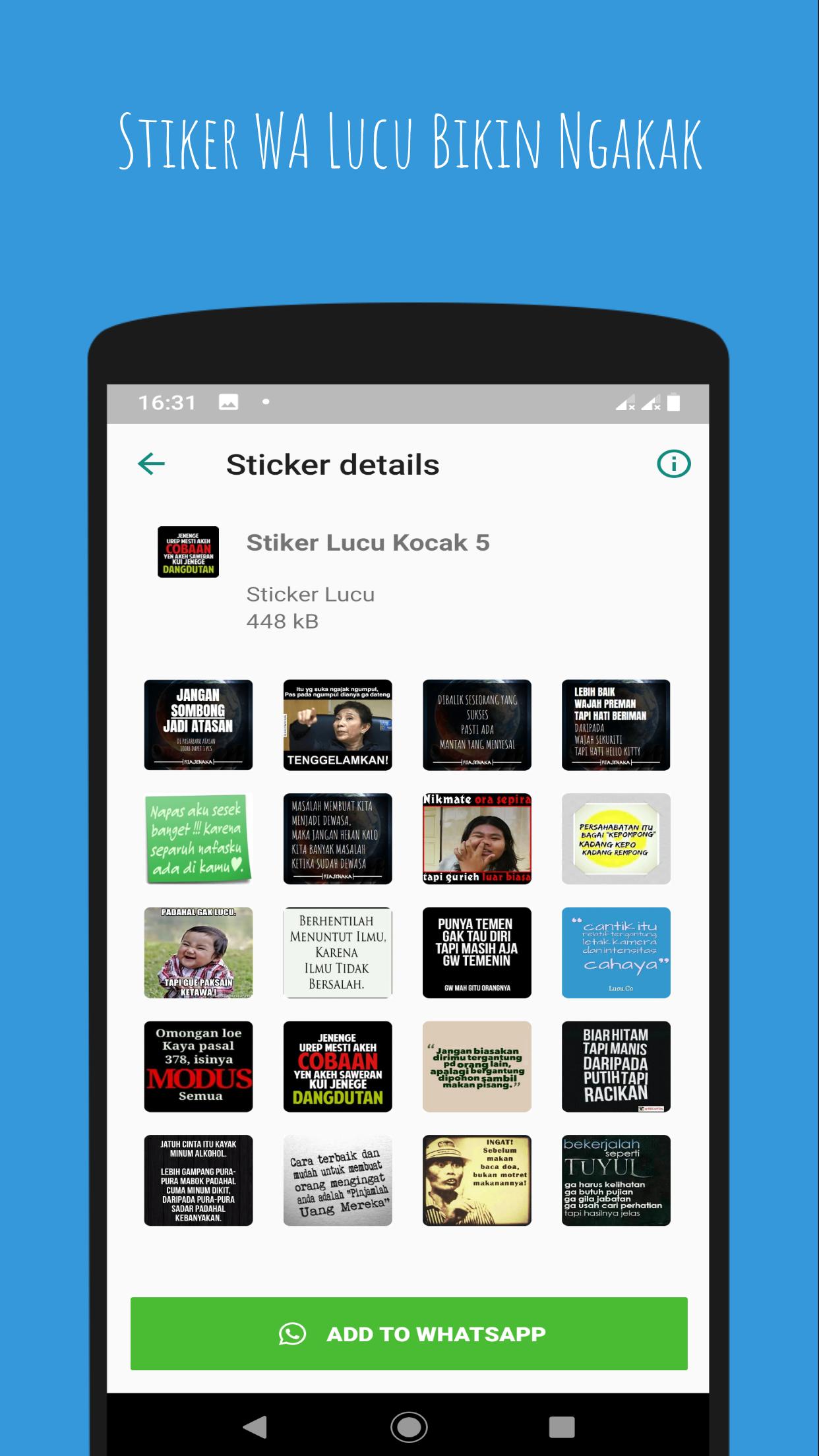 Stiker Wa Lucu Bikin Ngakak For Android Apk Download