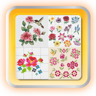 Cross Stitch Flowers icon