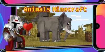 Animaux Mod pour Minecraft Affiche