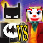 Joker vs Bat Mod Minecraft أيقونة