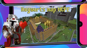 Hogwarts Map Minecraft Affiche
