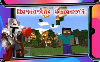 Mod Herobrine Minecraft ポスター