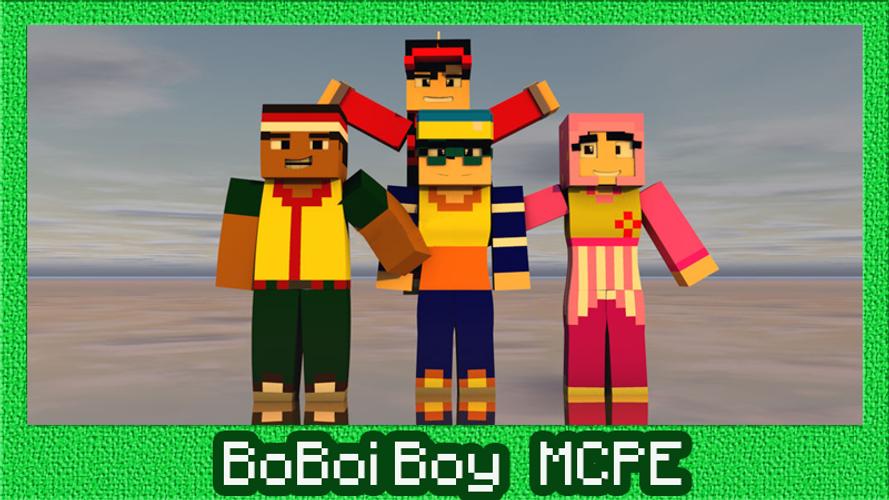 Skin Boboi Boy For Minecraft Pe For Android Apk Download