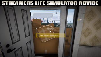 Advices Streamer Life Simulator Poster