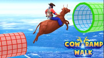 Cow ramp stunts 3d: Cowboy постер