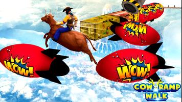 Cow ramp stunts 3d: Cowboy syot layar 1