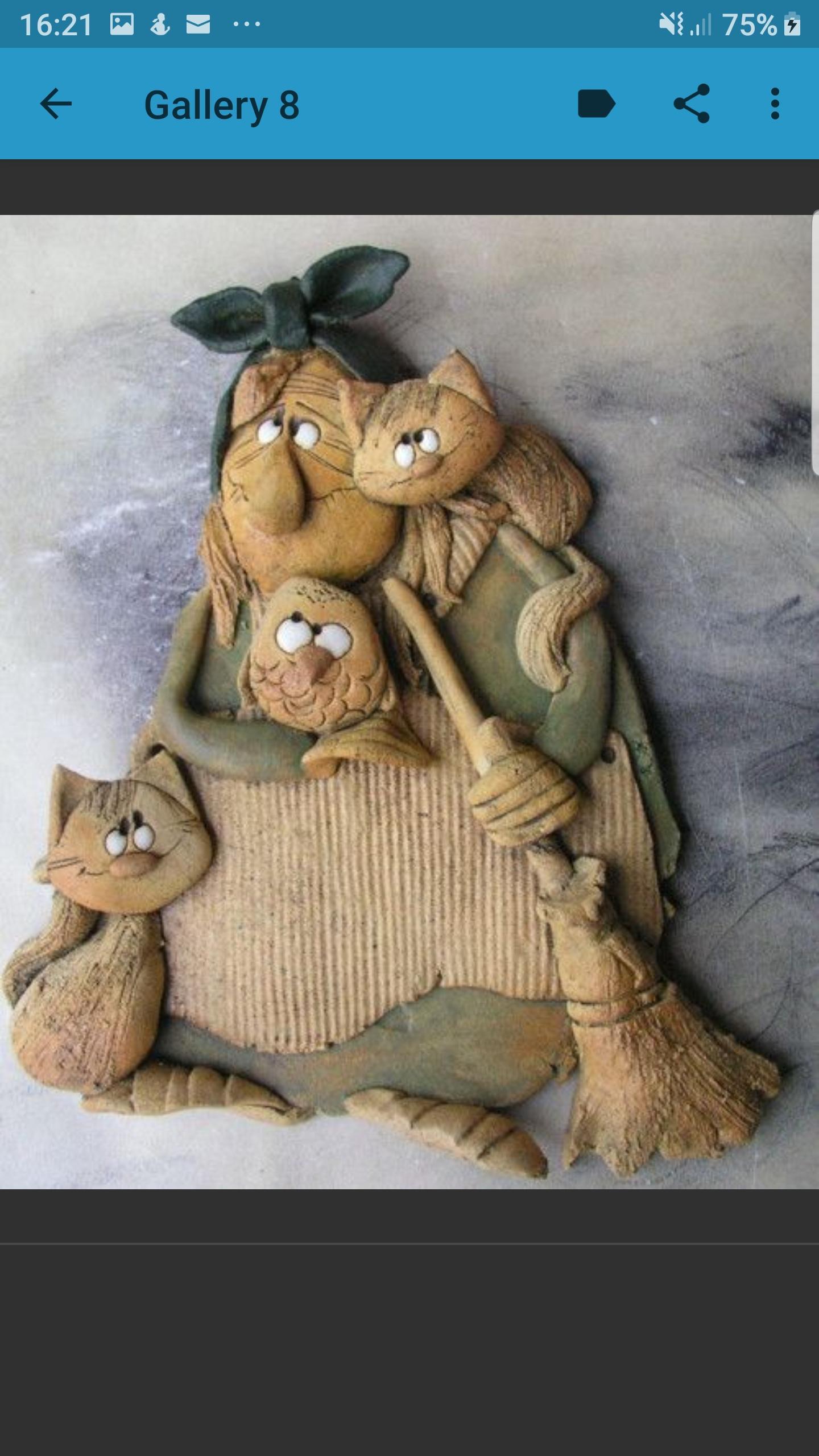 Панно из глины своими руками