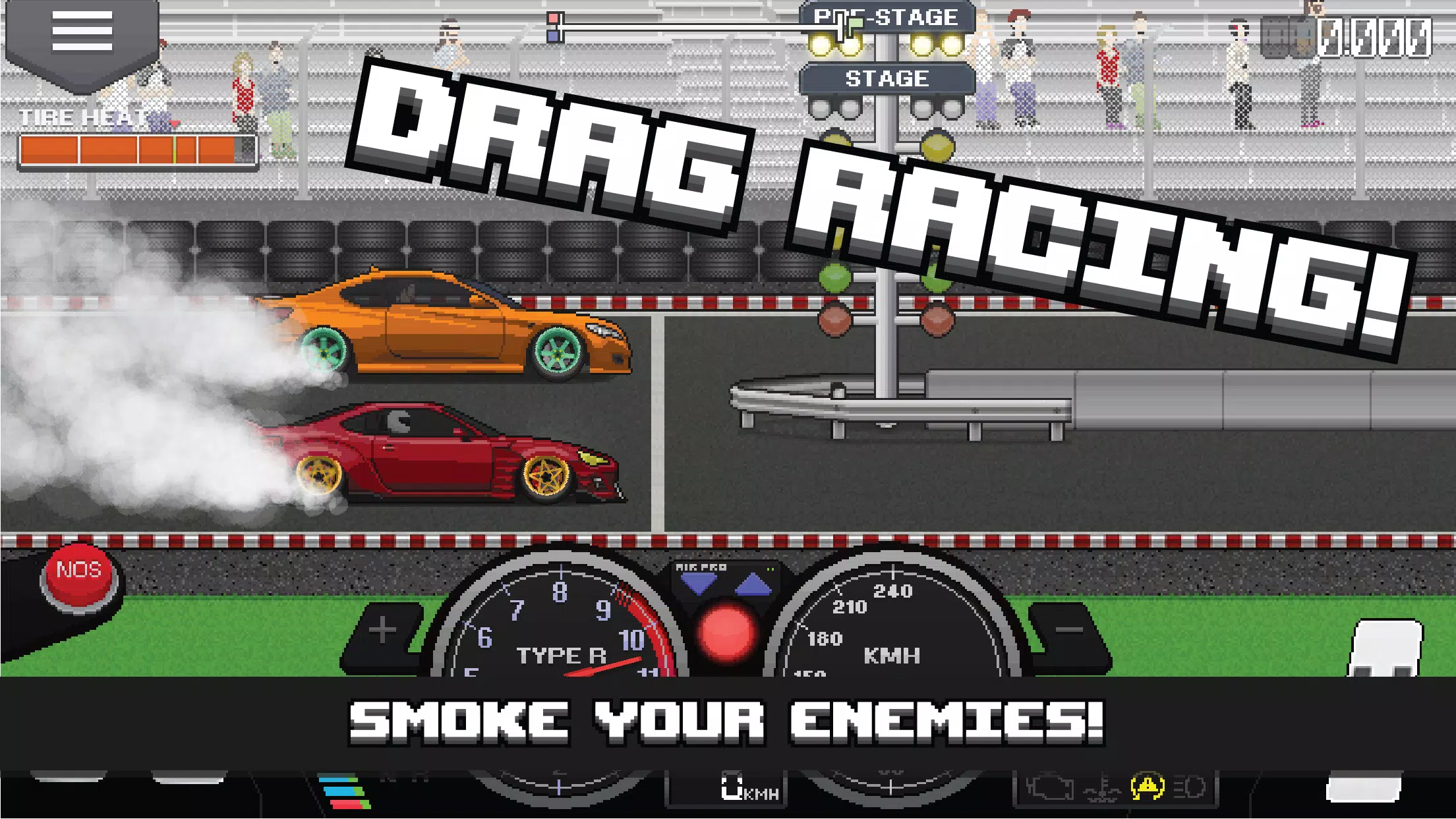 Pixel Car Racer MOD APK 2023 Unlimited Money and Gems