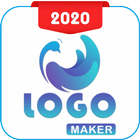 logo maker 2020 3d logo design أيقونة