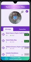 برنامه‌نما Taylor Swift Piano Tiles عکس از صفحه