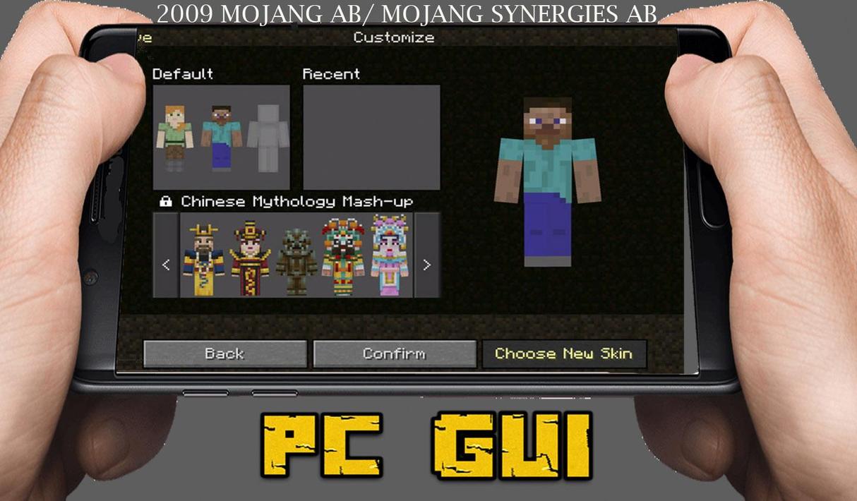 PC GUI Pack for Minecraft PE poster
