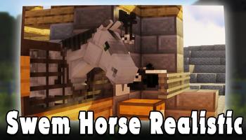 SWEM Realistic Horses Mod MCPE Cartaz
