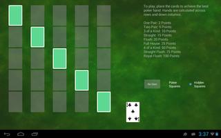 Poker Squares captura de pantalla 1