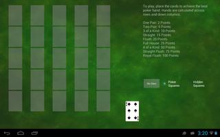 Poker Squares captura de pantalla 2