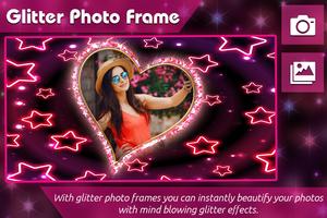 Glitter Photo Frames پوسٹر