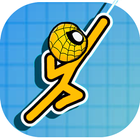 Spider Stickman Hero Swing icône