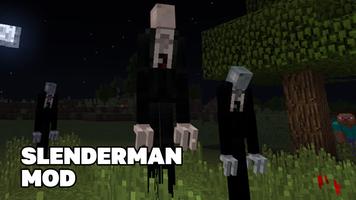 Slender Man Mod for Minecraft PE poster