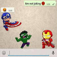 Stickers for Super Hero : Free WAStickerApps Plakat