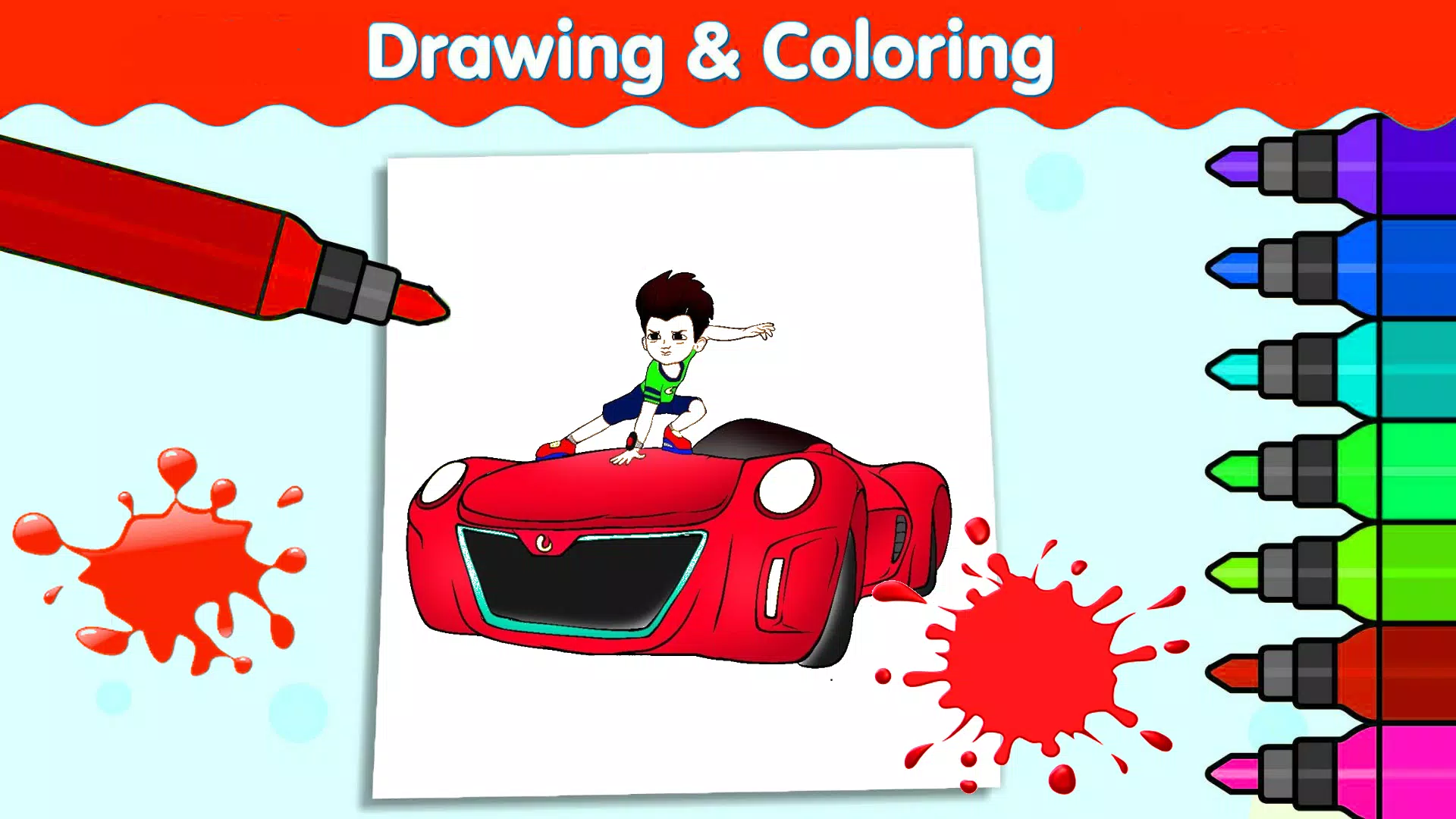 Download do APK de AZUL BABÃO Jogo 2 Easy Drawing para Android