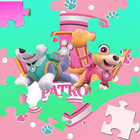 Pups Patrol Jigsaw Game Paw ikona