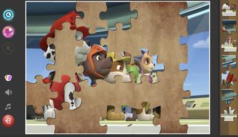 Pups Patrol Jigsaw Game Paw plakat