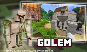 Buffed Iron Golem Affiche