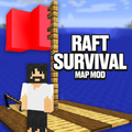 Raft survival Minecraft map
