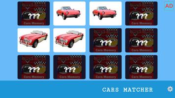 Memory Game - Cars Affiche